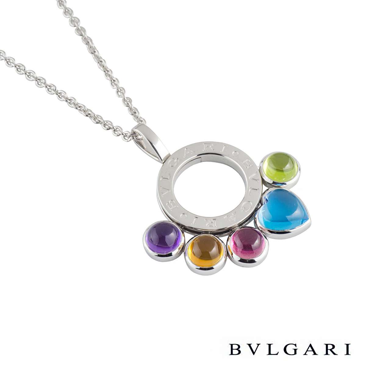 Bvlgari Allegra White Gold Pendant | Rich Diamonds